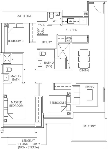 Casa Al Mare Floor Plan