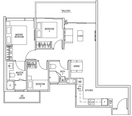 Kent Ridge Hill Residences Floor Plan