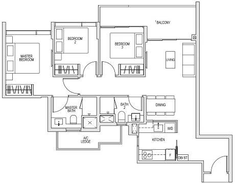 Kent Ridge Hill Residences Floor Plan