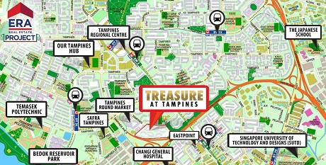 Treasure At Tampines location