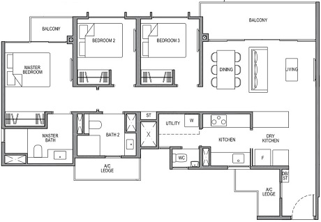 Park Colonial Floor Plan