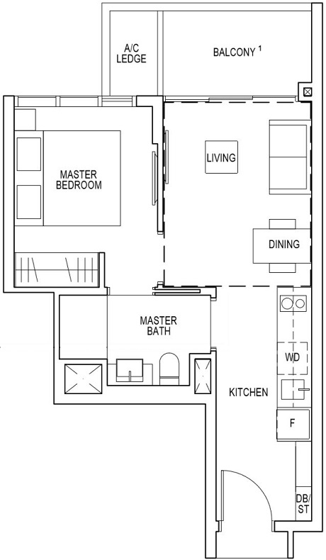 Riverfront Residences Floor Plan