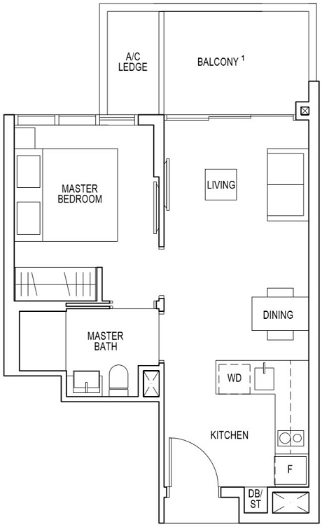 Riverfront Residences Floor Plan
