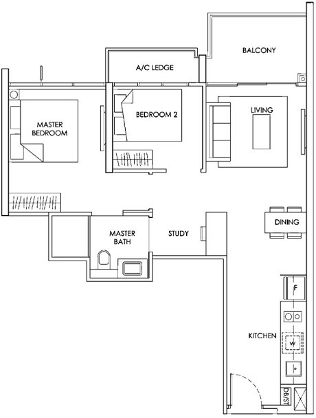 The Alps Residences Condominium Floor Plan