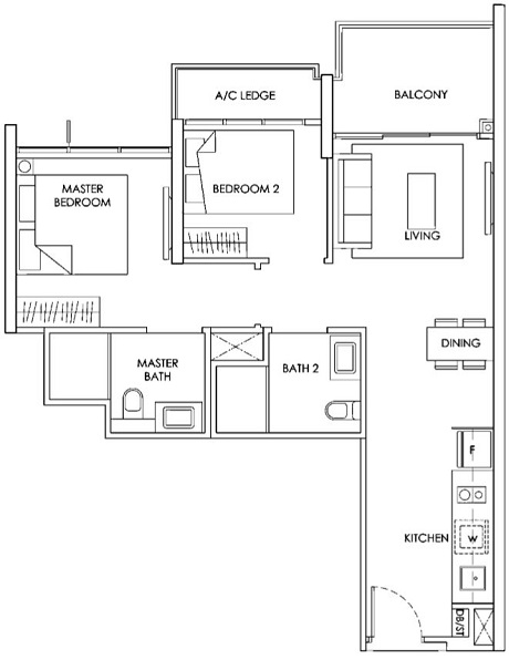 The Alps Residences Condominium Floor Plan