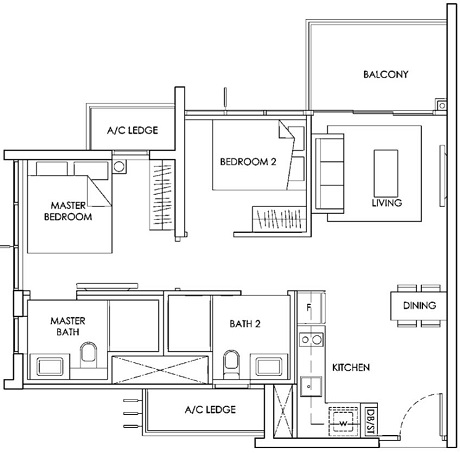 The Alps Residences Condominium Floor Plan