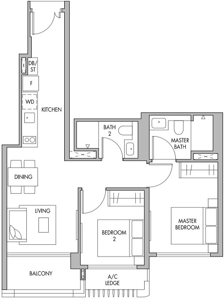 The Tre Ver Floor Plan